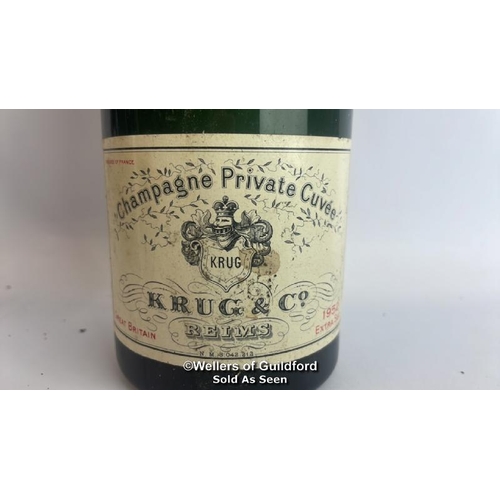 77 - Seven bottles of 1952 Krug & Co Reims Champagne Private Cuvee, Extra Sec, 3.042.212, With original p... 