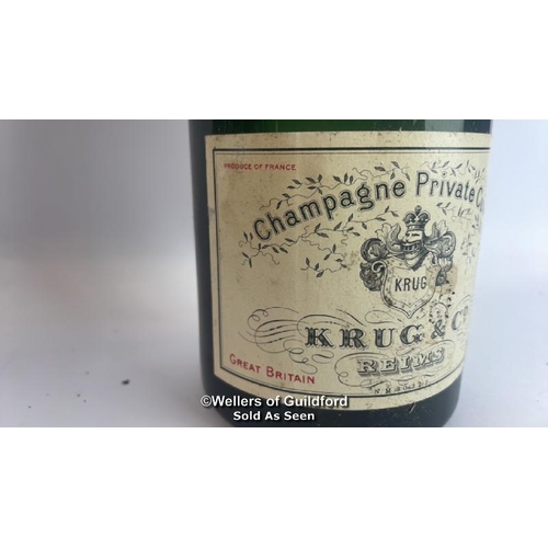 77 - Seven bottles of 1952 Krug & Co Reims Champagne Private Cuvee, Extra Sec, 3.042.212, With original p... 