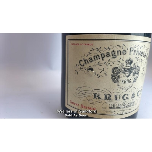 77 - Seven bottles of 1952 Krug & Co Reims Champagne Private Cuvee, Extra Sec, 3.042.212, With original p... 