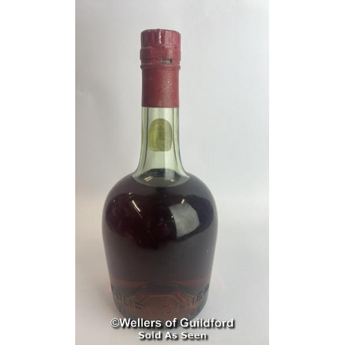 78 - Courvoisier 3 Star Luxe Cognac, 24oz, Includes cannon style Couroisier branded pourer / Please see i... 