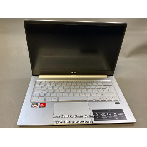 9504 - ACER SWIFT 3 / MODEL N19C4 / 8GB RAM / 1TB HD / AMD RYZEN 5 4500U @ 2.38GHZ / SN: NXHSEEK00404307586... 