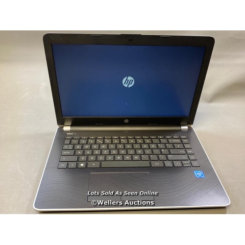 9506 - HP LAPTOP MODEL 14-BS043NA / 4GB RAM / 512GB HD / INTEL CELERON CPU N3060 @ 1.60GHZ / SN: 5CD7358GQW... 