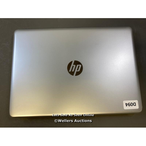 9506 - HP LAPTOP MODEL 14-BS043NA / 4GB RAM / 512GB HD / INTEL CELERON CPU N3060 @ 1.60GHZ / SN: 5CD7358GQW... 