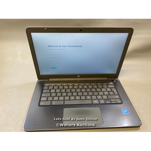 9510 - HP CHROMEBOOK 14 / MODEL 14-CA00NA / SN: 5CD822P65 / RESTORED TO FACTORY DEFAULTS