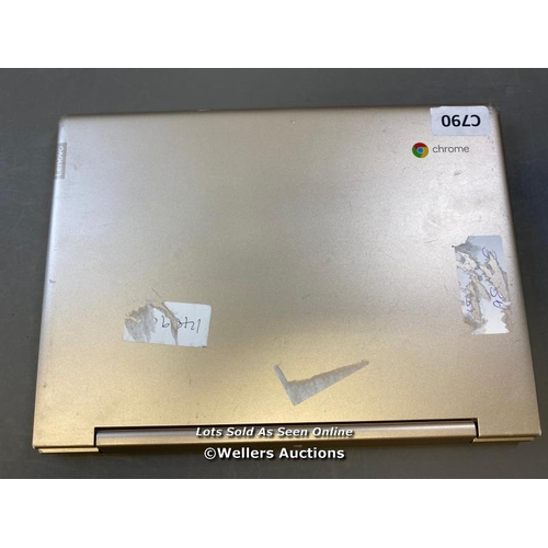 9511 - LENOVO CHROMEBOOK C330 / MODEL 81HY / SN: MTM81HY0009UK / TOUCH DISPLAY / RESTORED TO FACTORY DEFAUL... 