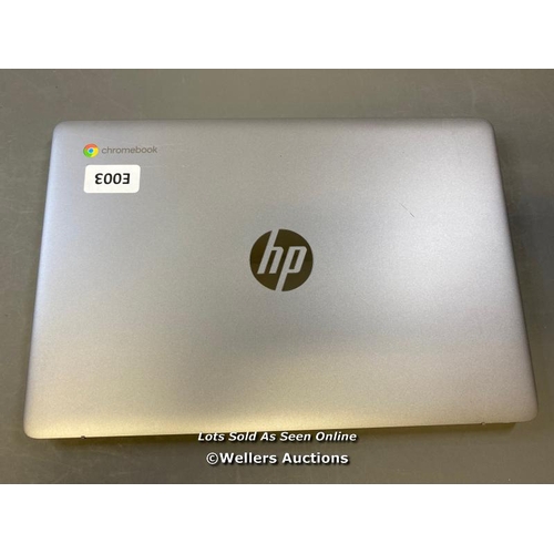 9513 - HP CHROMEBOOK / MODEL 14A-NA1083CL / SN: S220109918 / RESTORED TO FACTORY DEFAULTS