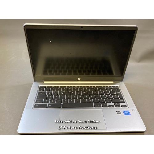 9514 - HP CHROMEBOOK / MODEL 14A-NA0047NL / SN: 5CD2085B6C / RESTORED TO FACTORY DEFAULTS