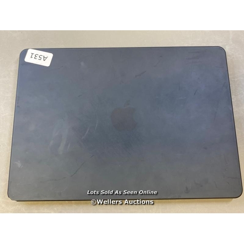 9518 - APPLE MACBOOK AIR (2022-2023) / A2681 / 16GB RAM / 512GB SSD / APPLE M2 @ 3.49GHZ / SN: JW2T34XX6N /... 