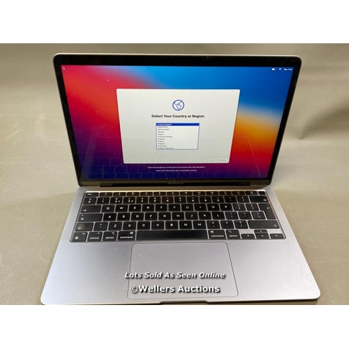 9519 - APPLE MACBOOK AIR (2020-2022) / A2337 / 8GB RAM / 256GB SSD / APPLE M1 @ 3.20GHZ / SN: C02G7WSNQ6L4 ... 