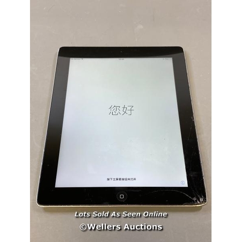 9521 - APPLE IPAD - 4TH GENERATION / A1460 / 64GB / SERIAL: DMPJV4AFF18Y / I-CLOUD (ACTIVATION) UNLOCKED / ... 