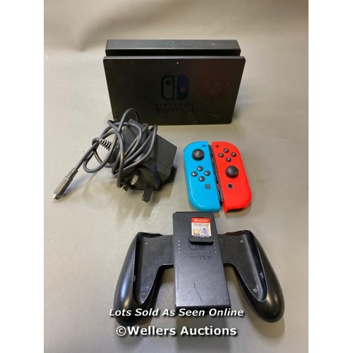 9524 - NINTENDO SWITCH MODEL HAC-001 / SN: XAJ70046821006 / RESTORED TO FACTORY DEFAULTS - INCL. PROTECTOR ... 