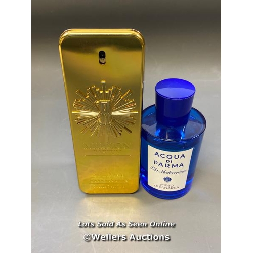 9626 - X1 PACO RABANNE 1 MILLION PARFUM 200ML AND X1 MIRTO DI PANAREA ACQUA DI PARMA EAU DE TOILETTE 150ML