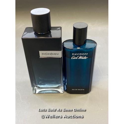 9633 - X1 YSL 200ML AND X1 DAVIDOFF COOL WATER EAU DE TOILETTE 125ML