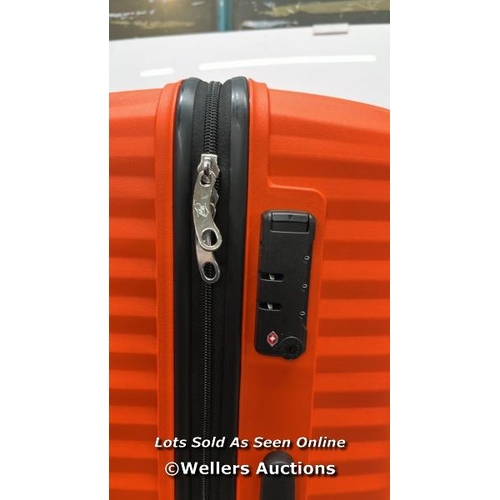 2053 - AMERICAN TOURISTER JETDRIVER LARGE 4 WHEEL SPINNER CASE /  MINIMAL SIGNS OF USE, SEE IMAGES, COMBINA... 