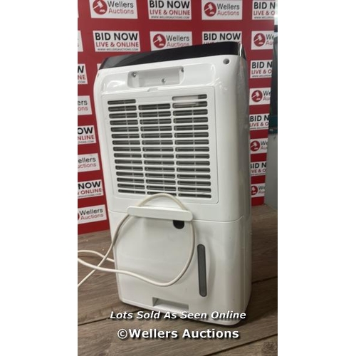 2095 - WOODS MDK26 25L DEHUMIDIFIER / POWERS UP NOT FULLLY TESTED, SIGNS OF USE / P6