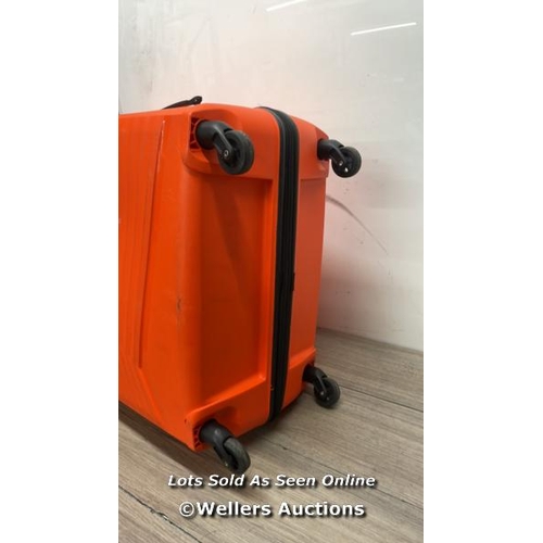 2099 - AMERICAN TOURISTER JETDRIVER LARGE 4 WHEEL SPINNER CASE / SIGNS OF USE, COMBINATION LOCKED / P5