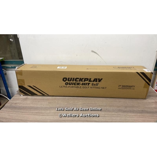 2131 - QUICKPLAY QUICK HIT PORTABLE PRACTICE NET / NEW IN SEALED BOX / P5