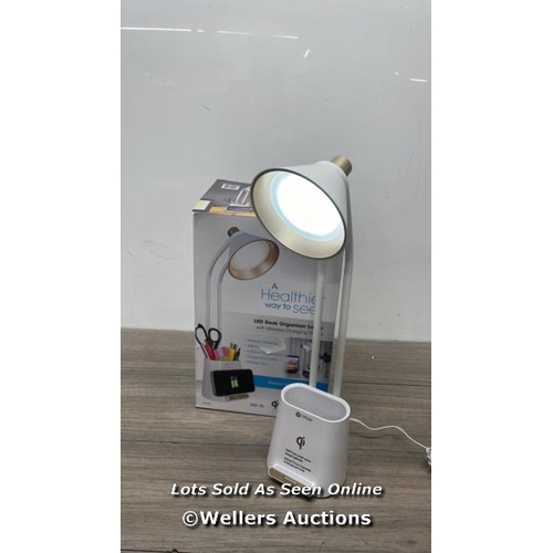 2135 - OTTLITE LED ORGANISER DESK LAMP / POWERS UP, SIGNS OF USE / D10