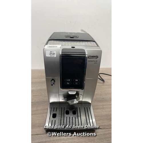 2141 - DELONGHI ECAM370.85.SB DINAMICA PLUS BEAN TO CUP COFFEE MAKER / NO POWER SIGNS OF USE / D2