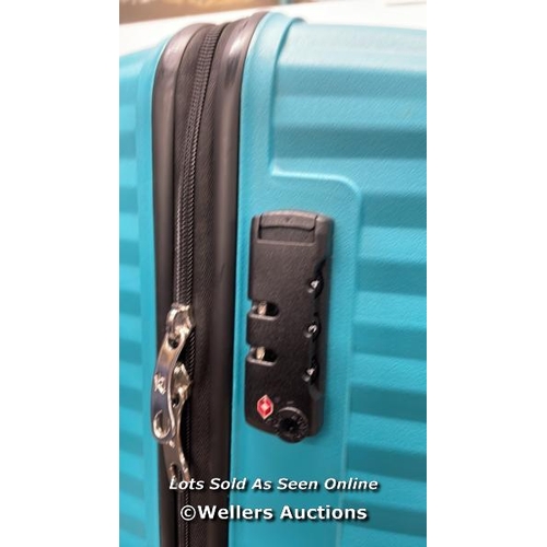 2148 - AMERICAN TOURISTER JETDRIVER LARGE 4 WHEEL SPINNER CASE / HANDLE IS DAMAGED, COMBINATION UNLOCKED SI... 