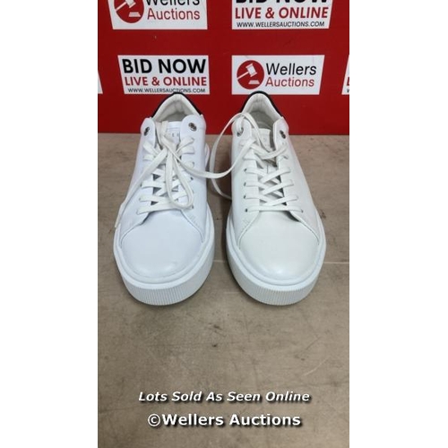 LADIES NEW & BOXED TED BAKER LORNEA TRAINERS / UK 6 / ONE PURE WHITE ...