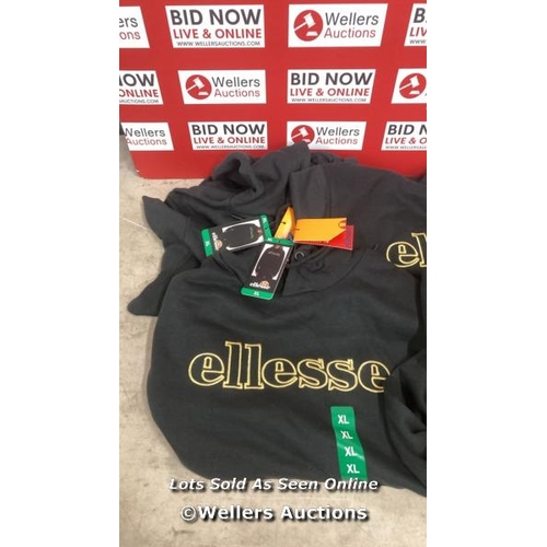 2521 - X8 LADIES NEW ELLESSE HODDIES / X3 L & X5 XL / C3