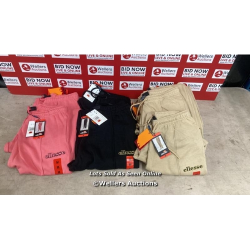 2523 - X8 PAIRS OF LADIES NEW ELLESSE JOGGERS / M / C4