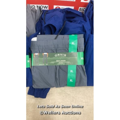 2546 - X10 PAIRS OF GENTS NEW ORVIS JOGGERS WITH 4 WAY STRETCH / MOSTLY: XL / C8