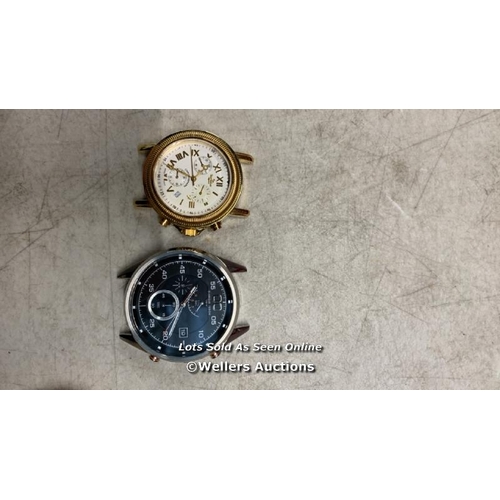 3010 - LOT OF QUALITY CHRONOGRAPH WATCHES. ACCURIST.2 GIORGIO FENDON WR100.WILLIAM L. / H2