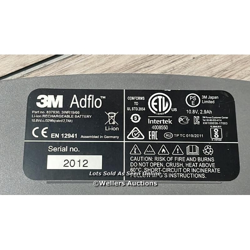 3042 - ?3M SPEEDGLAS ADFLO HEAVY DUTY BATTERY 837631 FREE POSTAGE? / H2