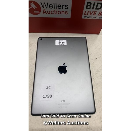 3438 - APPLE IPAD 10.2'' 9TH GEN (2021) / A2602 / 64GB / SERIAL: K450969C6M / I-CLOUD (ACTIVATION) LOCKED/ ... 