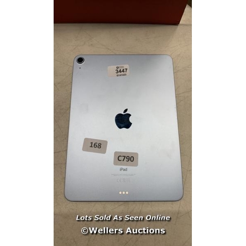 3447 - APPLE IPAD AIR (2020) 4TH GEN / A2316 / 64GB / SERIAL: GG7DPSX9Q16Q / I-CLOUD (ACTIVATION) LOCKED/ R... 