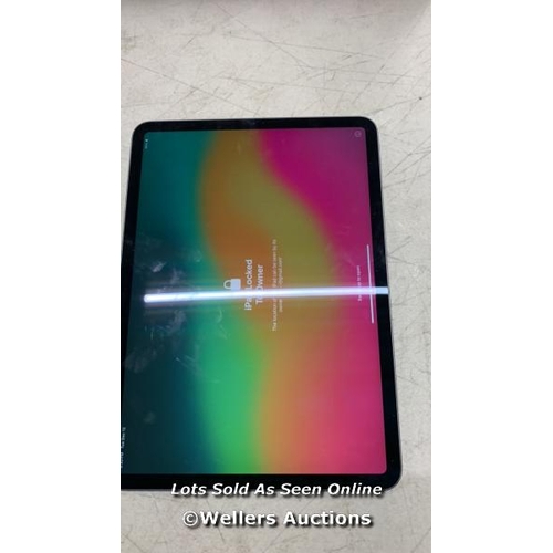 3448 - APPLE IPAD PRO 11'' 2ND GEN (2020) / A2228 / 128GB / SERIAL: DMQDMGERPTRF / I-CLOUD (ACTIVATION) LOC... 