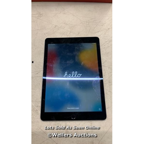 3449 - APPLE IPAD AIR 2 / A1566 / 128GB / SERIAL: DMPS9SS8G5W1 / CHASSIS DAMAGED / I-CLOUD (ACTIVATION) LOC... 