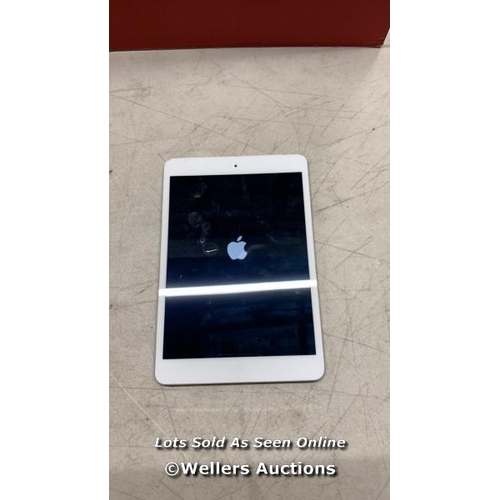 3452 - APPLE IPAD MINI / A1455 / 32GB / SERIAL: FNL7181F19N / I-CLOUD (ACTIVATION) LOCKED/ RESTORED TO FACT... 