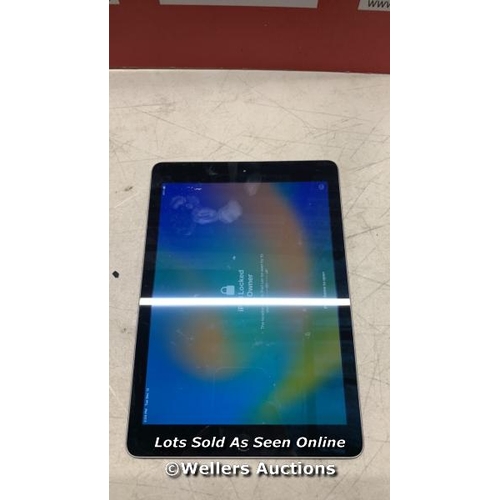 3456 - APPLE IPAD - 5TH GEN / A1822 / 32GB / SERIAL: GCGVL2T3HLF9 / I-CLOUD (ACTIVATION) LOCKED/ RESTORED T... 