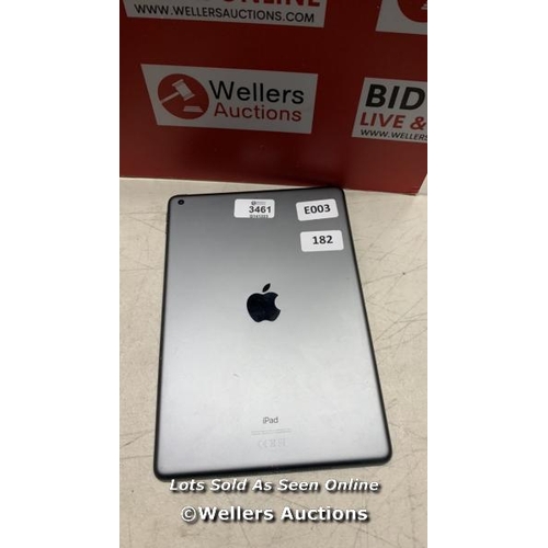 3461 - APPLE IPAD 10.2'' (2020) 8TH GEN / A2270 / 32GB / SERIAL: F9GG62FHQ1GC / I-CLOUD (ACTIVATION) LOCKED... 