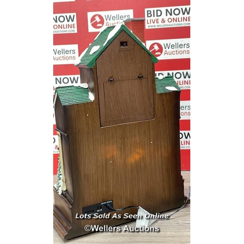 4009 - MUSICAL CUCKOO CLOCK / GOOD COSMETIC CONDITION, POWERS UP WITH LIGHTS, MOVEMENT AND MUSIC