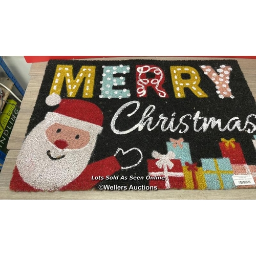 4019 - CHRISTMAS MAT (60 X 90CM) / SIGNS OF USE