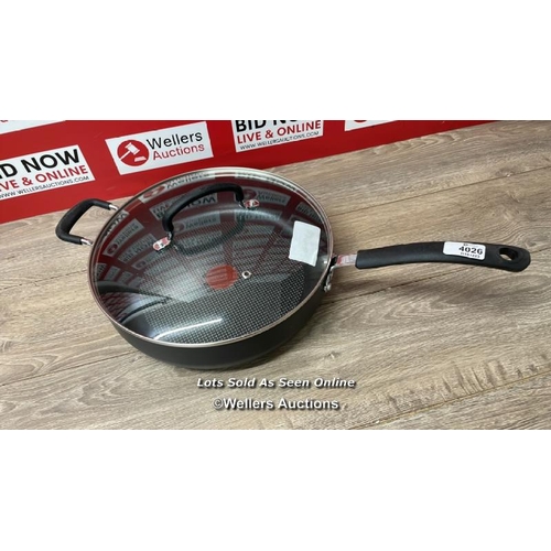 4026 - TEFAL DEEP SAUTE PAN 4.7L / MINIMAL SIGNS OF USE