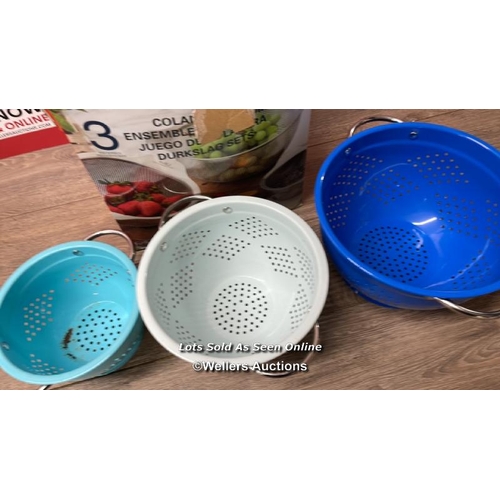 4028 - MIU COLANDER SET / SIGNS OF USE