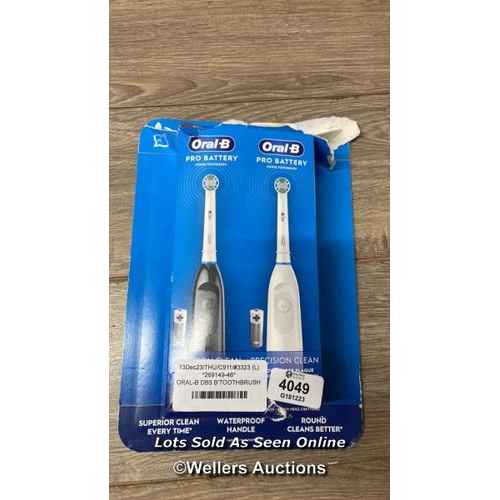 4049 - ORAL-B DB5 B'TOOTHBRUSH / NEW IN OPEN PACKAGING