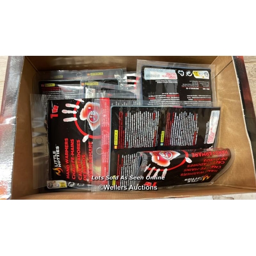 4055 - HOTTIES HAND WARMERS / NEW IN OPEN PACKAGING, INCOMPLETE