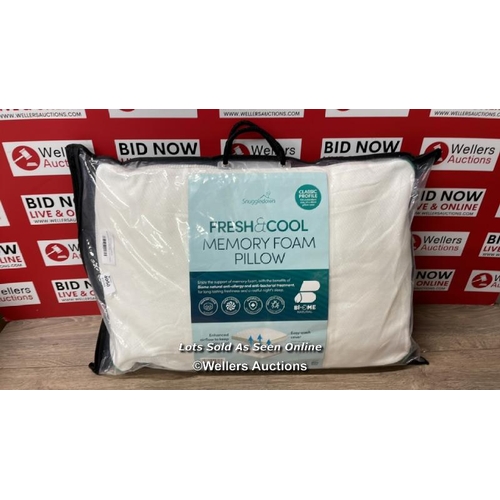 4080 - SNUGGLEDOWN NATURAL ANTI-ALLERGY FOAM PILLOW / NEW