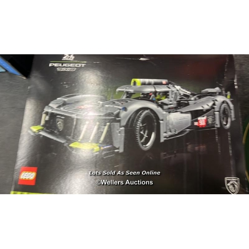 4120 - LEGO TECHNIC PEUGEOT 9X8 24H LE MANS HYBRID HYPERCAR - MODEL 42156 / NEW IN SEALED BOX