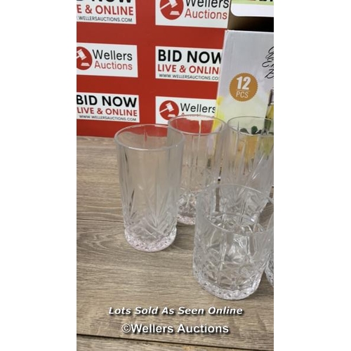 4344 - KING CRYSTAL GLASSWARE SET