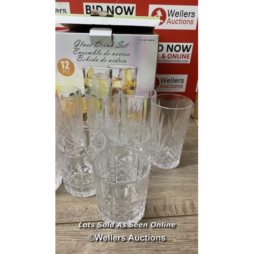 4344 - KING CRYSTAL GLASSWARE SET