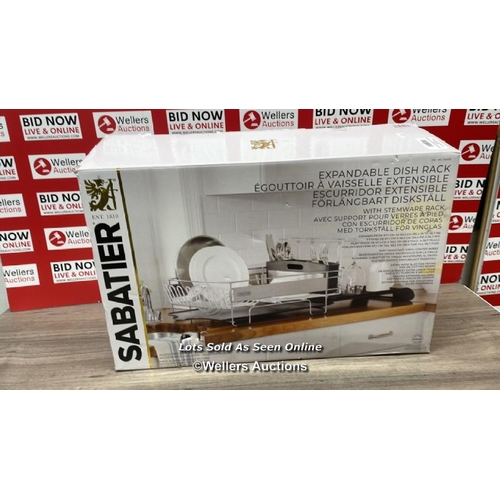 4388 - SABATIER EXPANDABLE DISHRACK / NEW, OPENED BOX