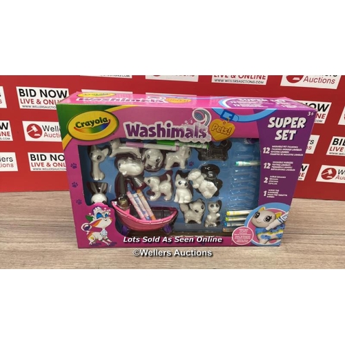 4451 - CRAYOLA WASHIMALS PETS SUPER SET / INCOMPLETE