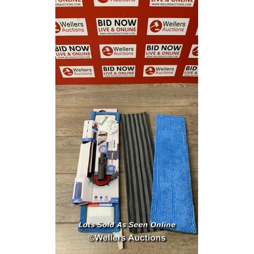 4454 - 2X NORDIC STREAM FLEXIBLE TELESCOPIC FLOOR KIT BUNDLE / MOP HEADS ONLY